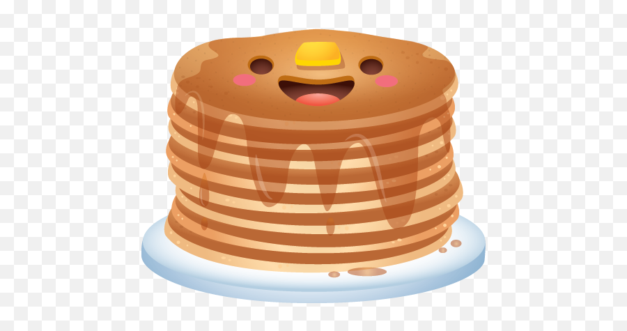 Pin - Kawaii Pancakes Png Transparent Emoji,Pancake Emoji Iphone