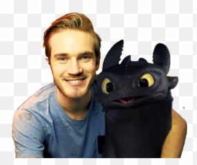 Pewdiepie Dragons Toothless Sticker By Lutzia - Toothless Night Fury Toothless How To Train Your Dragon Emoji,Toothless Smile Emoji