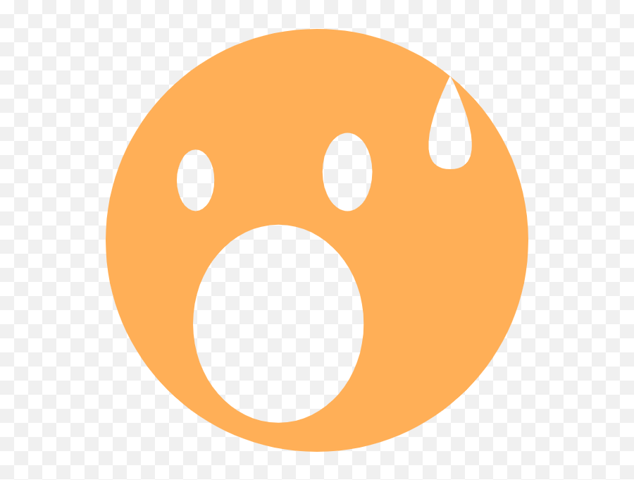 Scare Emoji Sticker This Online Sticker Templates Is - Dot,Click Emoji
