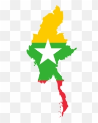 Borders Country Flag Geography Map - Myanmar Png Emoji