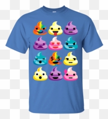 Cute Girl Rainbow Emoji Poop T,Emoji Girl Clothes