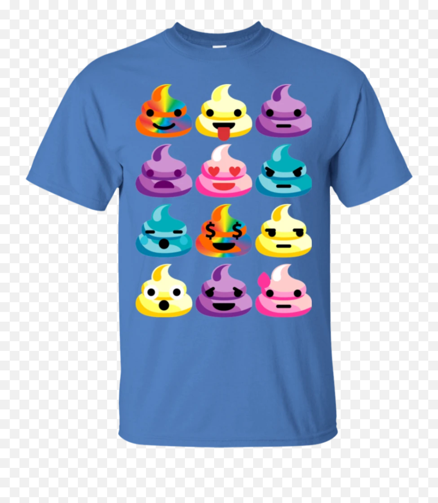 Cute Girl Rainbow Emoji Poop T,Emoji Girl Clothes