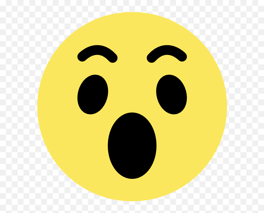 Facebook Wow Button Wow Facebook Emoji Emojisticker Emo - Facebook Emoji Logo,Emo Emoji