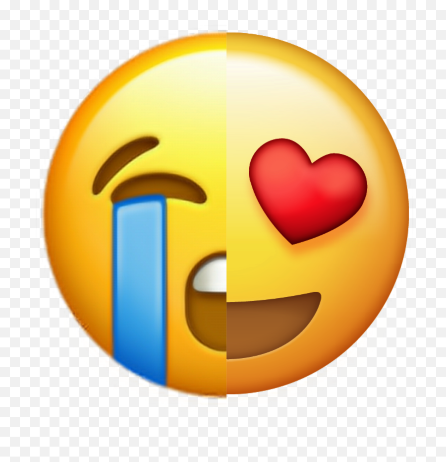 Sad Happy Love Lovelive Thatslove Emoji - Sad And Happy Emojis,Happy And Sad Emoji