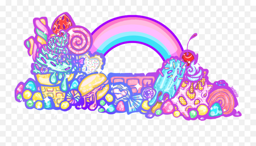 Gum Clipart Rainbow Candy Gum Rainbow - Candy Land Rainbow Emoji,Rainbow Candy Emoji