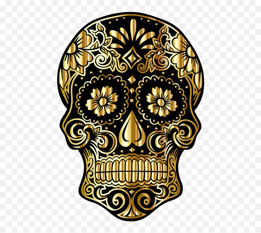 Sugar Skull Mexico Day Of The Dead - Sugar Skull Mexico Day Of The Dead Emoji,Sugar Skull Emoji