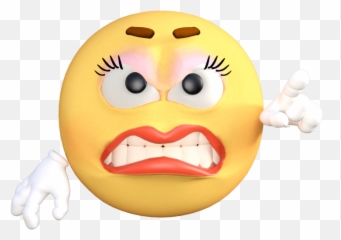 Snapchat Emoji Meaning - Angry Face Girl Emoji,Emoji Meanings