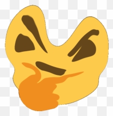 I Artistically Improved The Thinking Emoji To Reflect The - Clip Art,Meditation Emoji