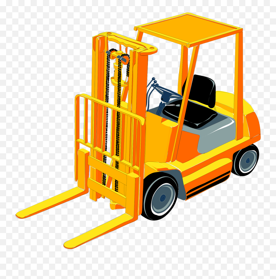 Fork Lift Construction Heavy Equipment - Forklift Clipart Emoji,Food Truck Emoji