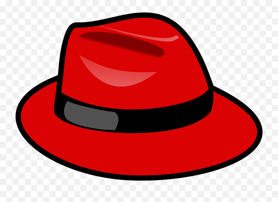 Red Fedora Hat Vector Clipart Image - Red Hat Emoji,100 Emoji