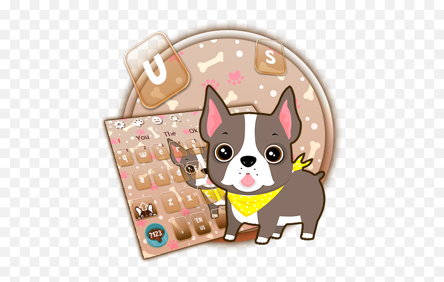 French Bulldog Keyboard - Companion Dog Emoji,French Bulldog Emoji
