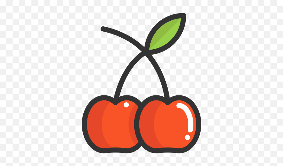 Cherry Blossom Icon At Getdrawings - Cartoon Transparent Healthy Food Emoji,Cherry Emoji Png