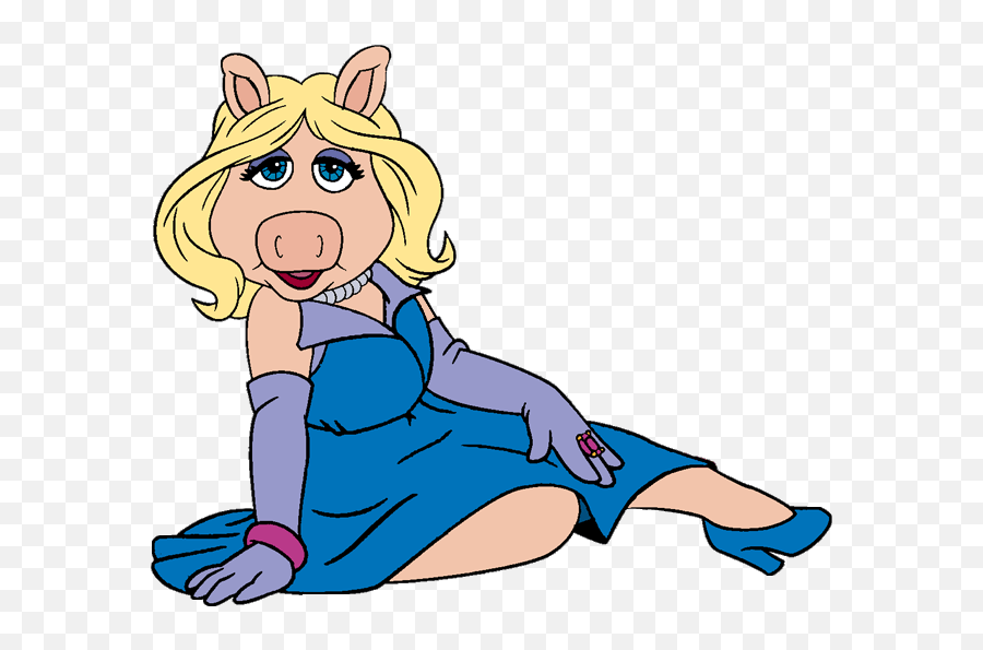 Miss Piggy Clipart Freeuse Png Files - Muppets Cartoon Miss Piggy Emoji,Miss Piggy Emoji