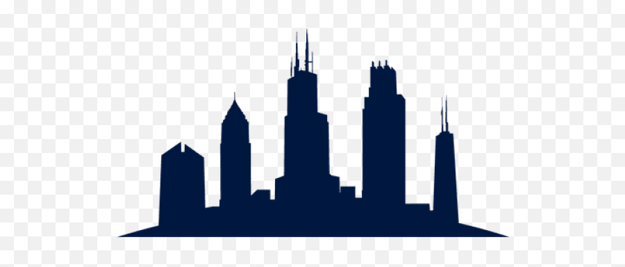 Dubai Clipart Cityscape - Chicago Skyline Silhouette Png Emoji,Cityscape Emoji