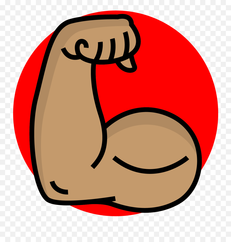 Arm Muscle Art Sturdy Freeuse Library - Muscle Clipart Emoji,Muscle Emoji Hat