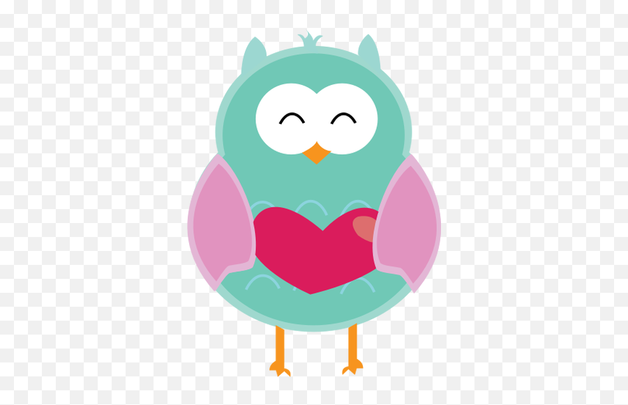 Colorful Owl - Owl With Heart Clipart Emoji,Owl Emoji Apple