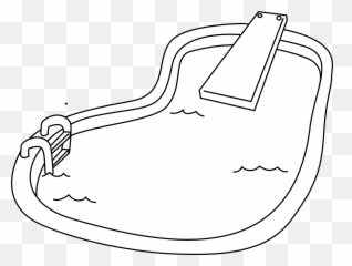 Free Swimming Clipart Download Art - Pool Black And White Emoji