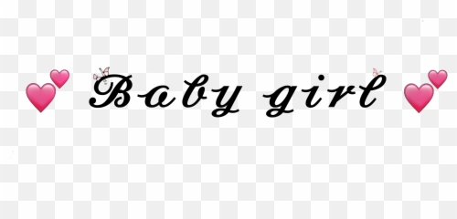 Freetoedit Babygirl Aesthetic Emoji - Heart,Baby Girl Emoji