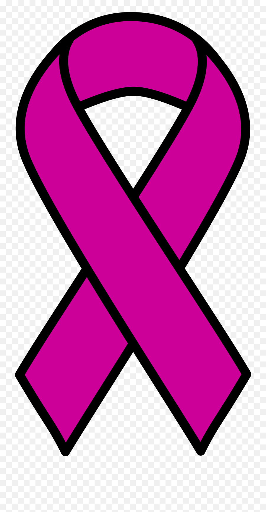 Cancer Ribbon Clipart - Cancer Awareness Ribbon Svg Emoji,Breast Cancer Emoji
