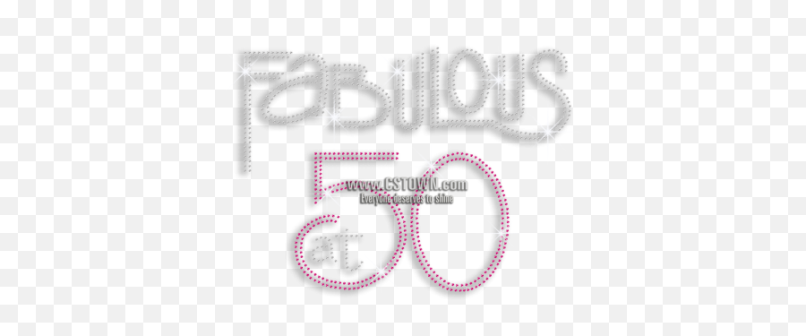 Fabulous At 50 Hotfix Iron - Circle Emoji,Fabulous Emoji