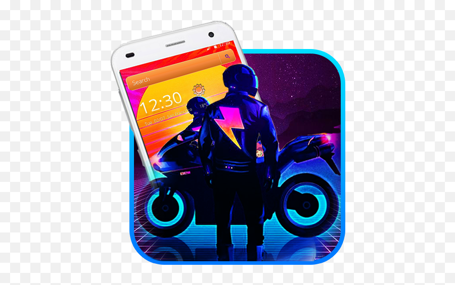 Neon Motor Bike Theme U2013 Aplicaii Pe Google Play - Iphone Emoji,Dirt Bike Emoji