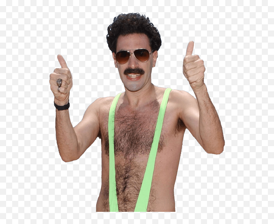 Borat Thumbs Up Bathing Suit - Borat Png Full Size Png Borat Png Emoji,Emoji Bathing Suit