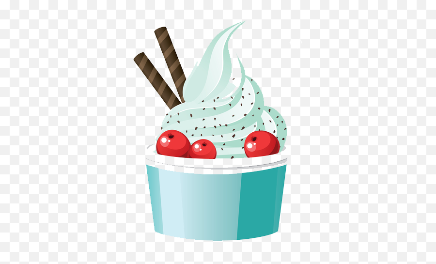 Frozen Yogurt Clipart Png - Happy National Frozen Yogurt Day Emoji,Yogurt Emoji