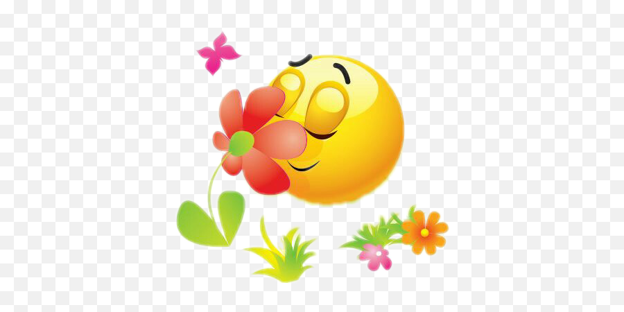 Check Out The Sticker I Made With - Emoji Smelling Flower,Check Emoticon