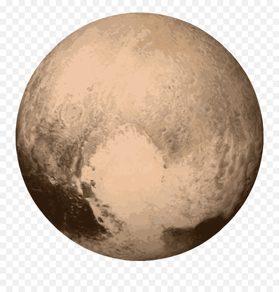 Planet Clipart Pluto - Pluto Planet Transparent Background Emoji,Pluto Emoji