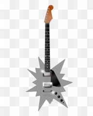 ABBA Star Guitar 1974 Free SVG - Electric Emoji