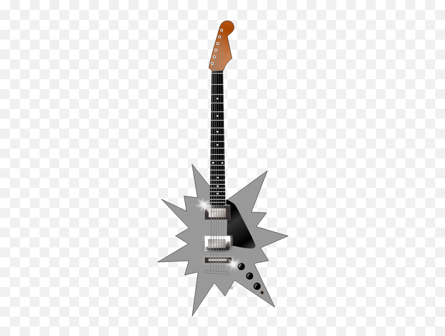 Abba Star Guitar 1974 Free Svg - Electric Guitar Emoji,Electric Guitar Emoji
