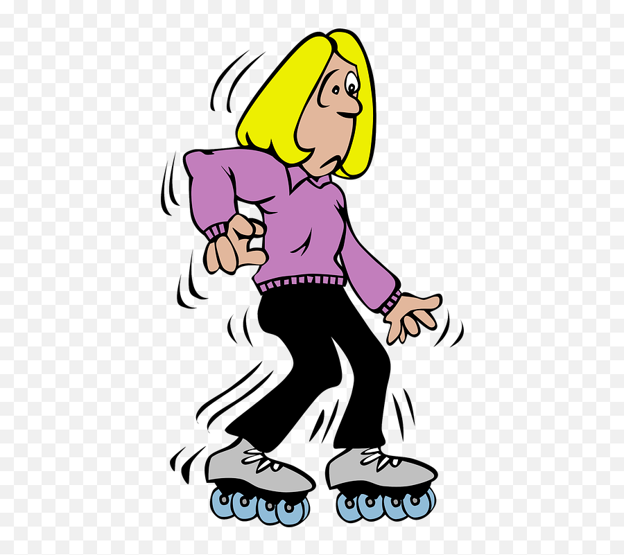 Skating Roller Skates - Clipart Rollerblading Emoji,Roller Skate Emoji