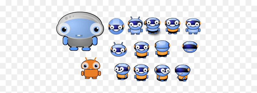 Strange Droidsaliens Opengameartorg Emoji,Strange Emoticon