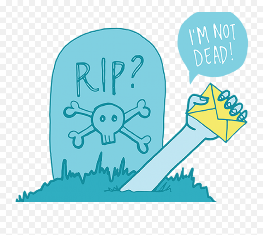 Download Not Dead Yet - Full Size Png Image Pngkit Email Dead Emoji,I'm Dead Emoji