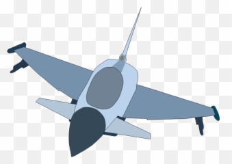 Eurofighter Typhoon airplane vector image Free SVG - Fighter Aircraft Emoji