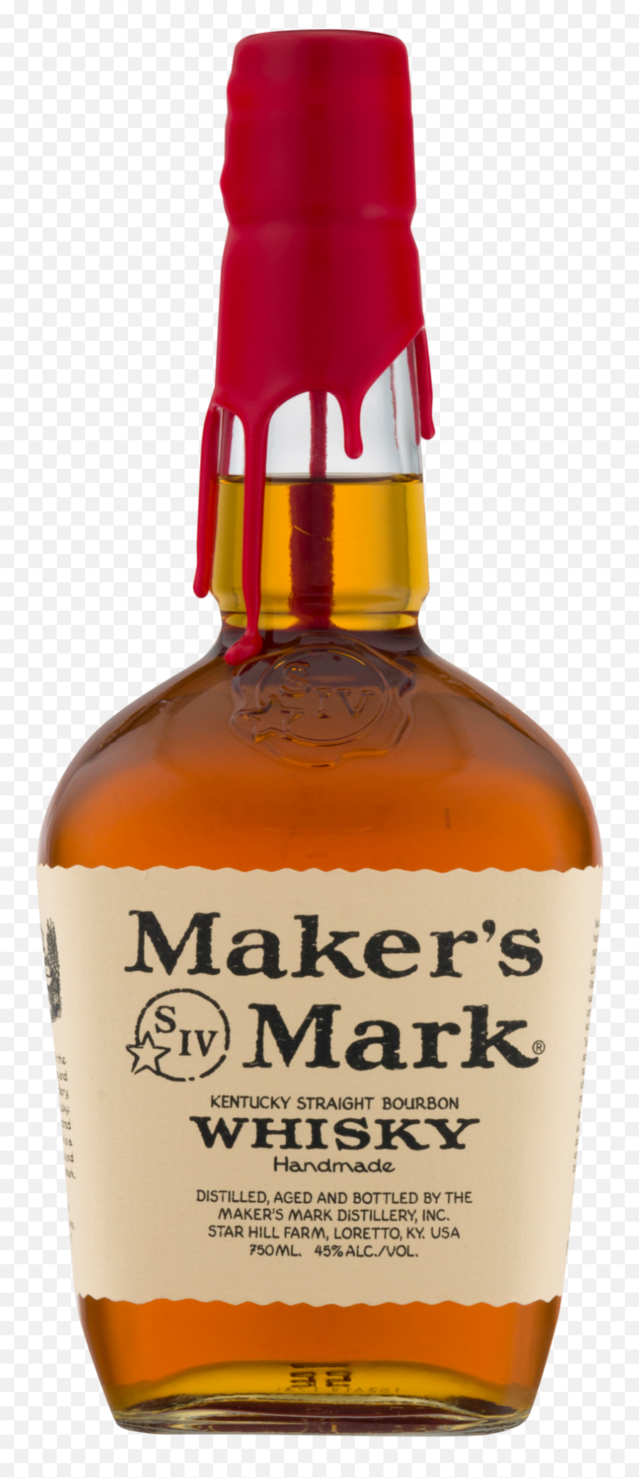 Makers Mark Bourbon 1l Clipart - Makers Mark Emoji,Whisky Emoji