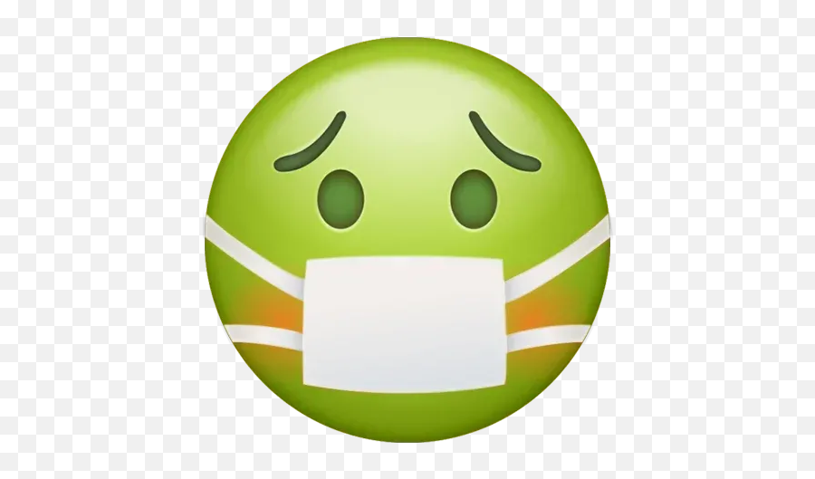 Corona Emoji - Stickers For Whatsapp Mask Emoji,Green Emoji
