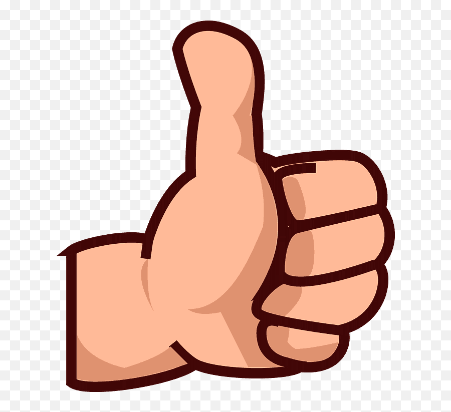 Thumbs Up Emoji Clipart Free Download Transparent Png - Thumbs Up Emoji Png,Ok Hands Emoji