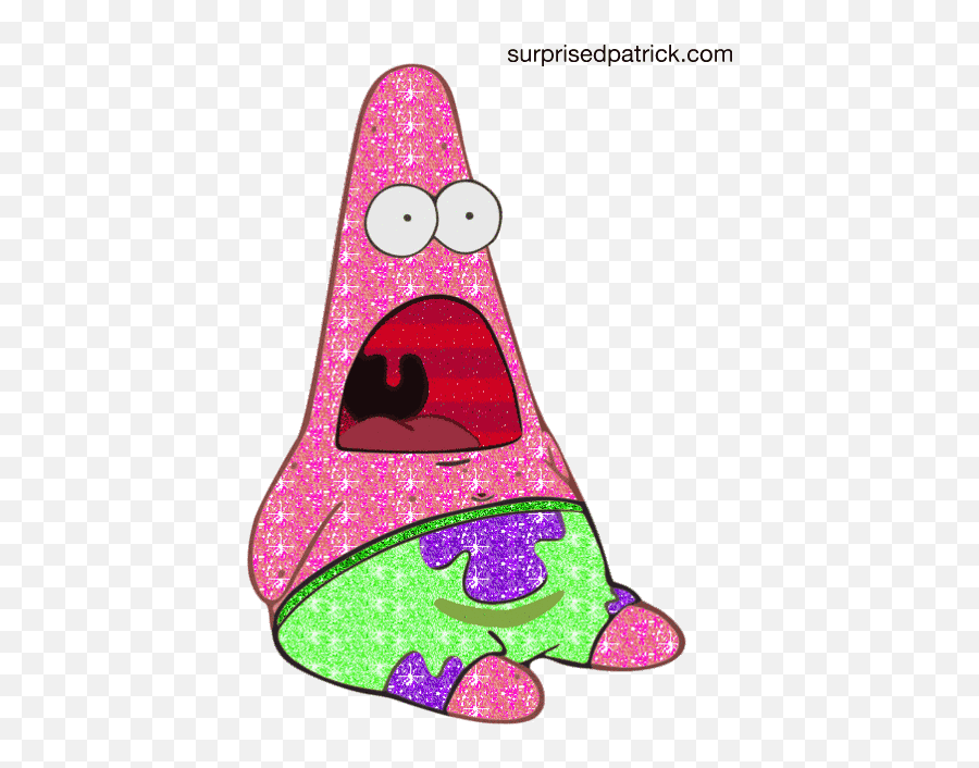 Surprised Patrick - Patrick Star Transparent Emoji,Red B Emoji Meme