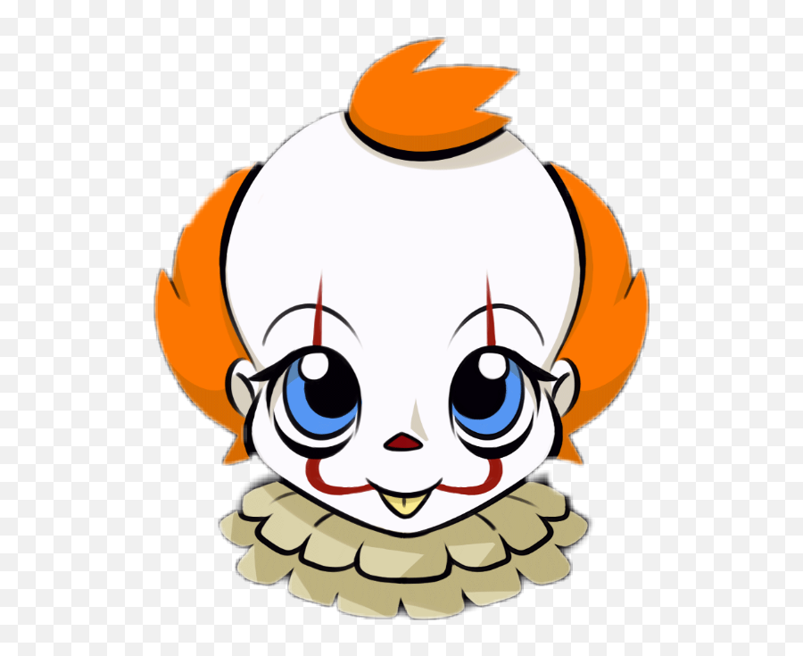 Pennywise Baby Cute Horror Sticker By Scooby3300 - Happy Emoji,Pennywise Emoji