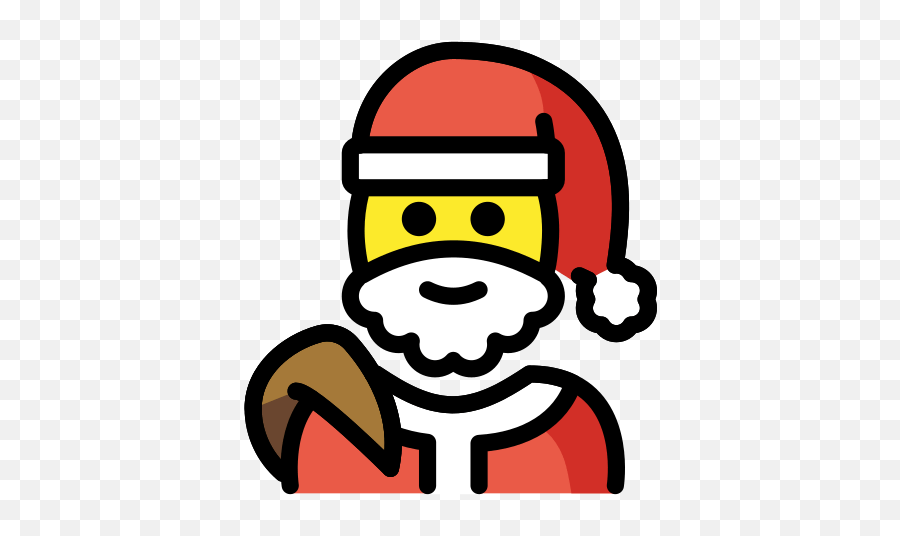 Father Christmas - Human Skin Color Emoji,Father Emoji