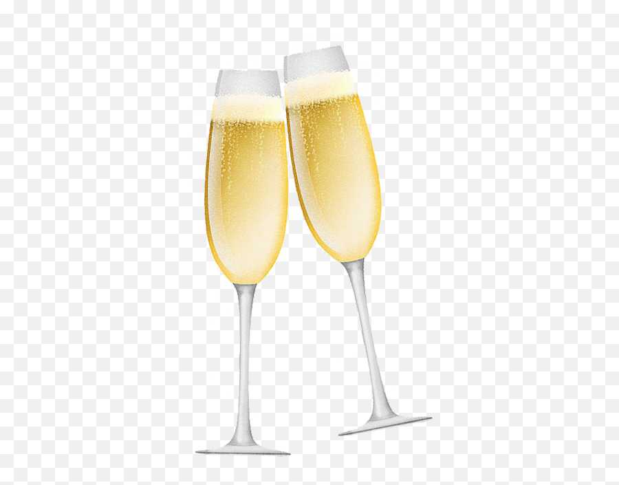 Cheers And Beers Transparent Background - Champagne Stemware Emoji,Beers Emoji