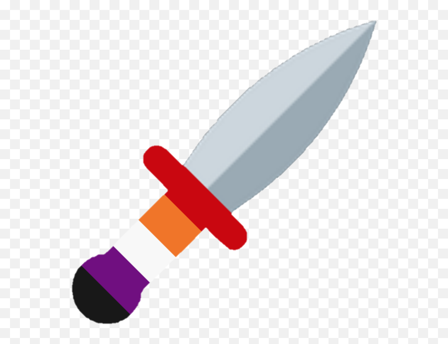 Fuck Terfs More Pride Dagger Based - Throwing Knife Emoji,Dagger Emoji