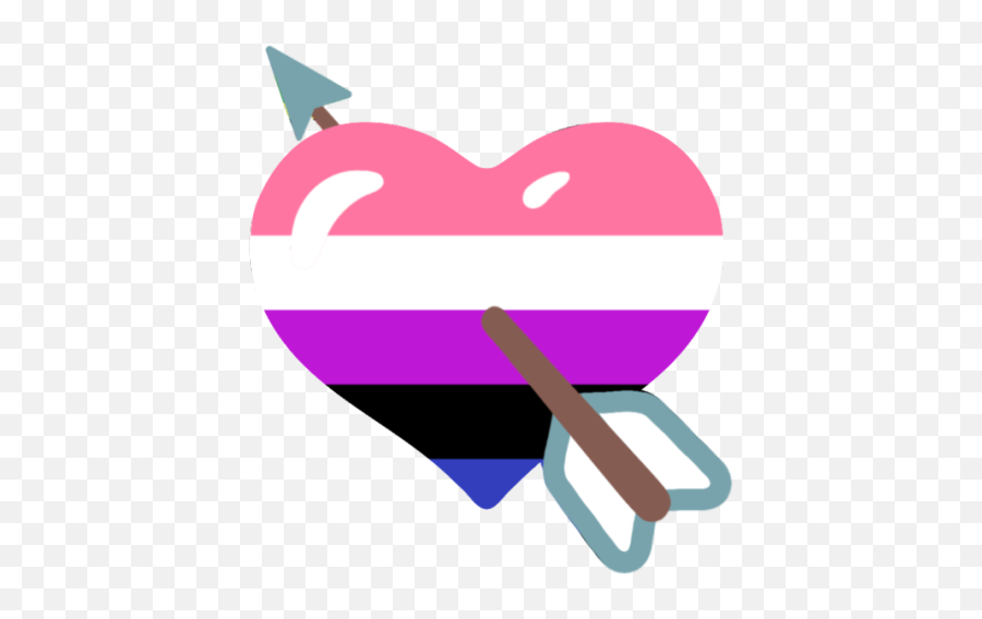 Pride Heart Emojis - Pansexual Heart Emoji Transparent,Heart Emoji Memes
