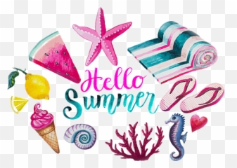 Free Yellow Background Illustrations - Watercolour Summer Emoji,Ice Cream Cloud Emoji