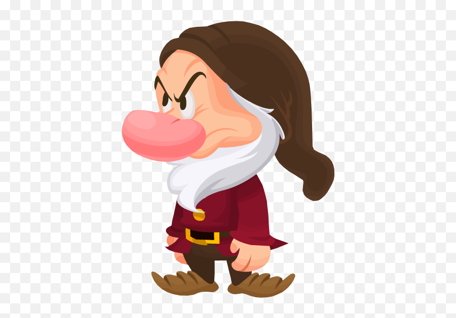 Grumpy Dwarf Snow White 7 Dwarfs Snow - Grumpy Png Emoji,Snow White Emoji
