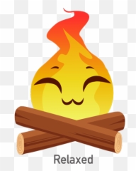 Duraflame Fire Emoji - Fire Emoji With Wood,Fire Emoji Png