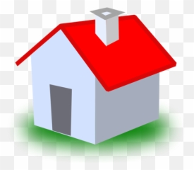 Vector Graphics Of A House Icon - Small Home Clipart Emoji