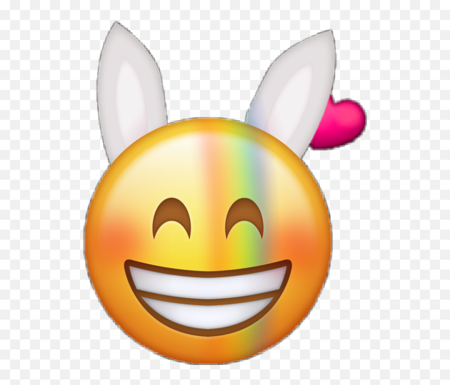Emotions Emoticones Emoji Bunny Conejo - Transparent Smiley Emoji Png,Bunny Face Emoji