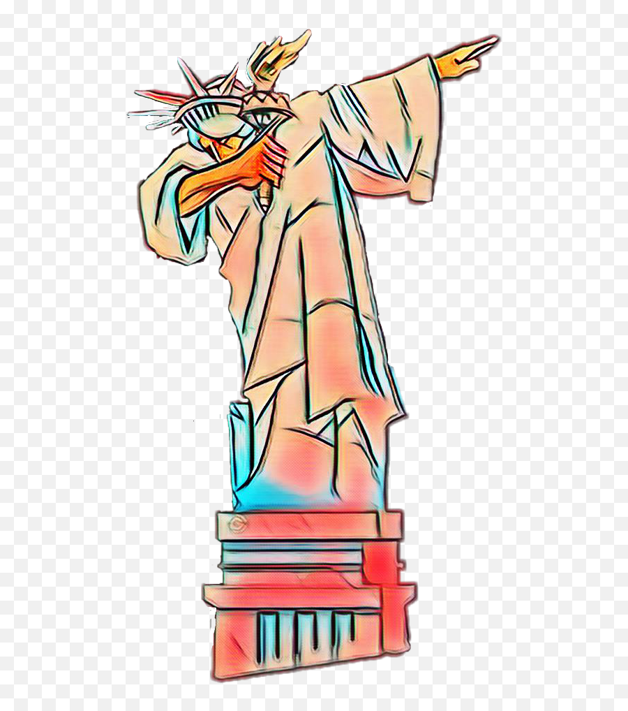 Liberty Red Magiceffect Picsa - Cartoon Emoji,Emoji Statue Of Liberty